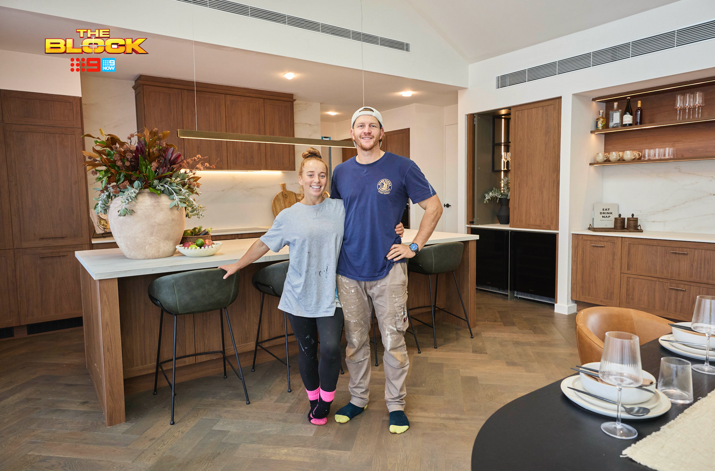 Emma and Ben's Kitchen The Block 2025