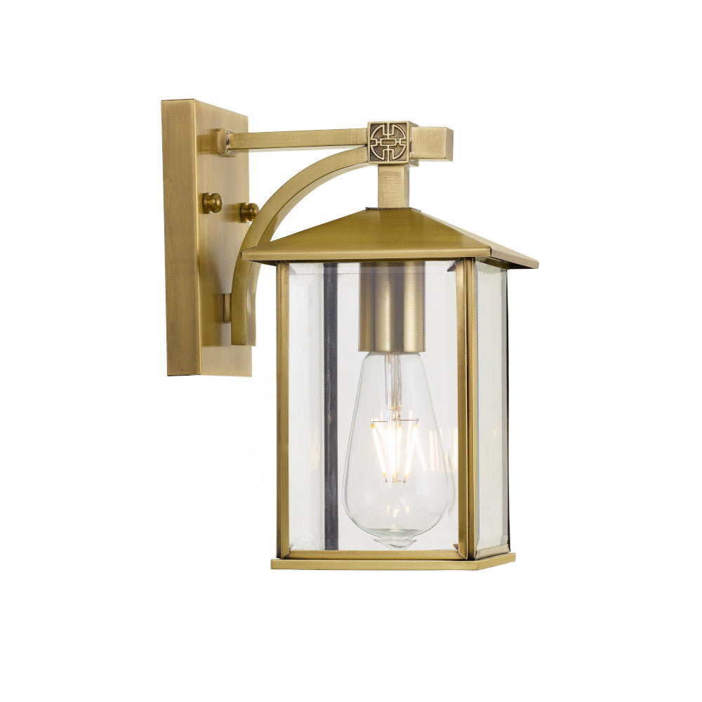 COBY 15  SOLID BRASS EXTERIOR WALL LIGHT