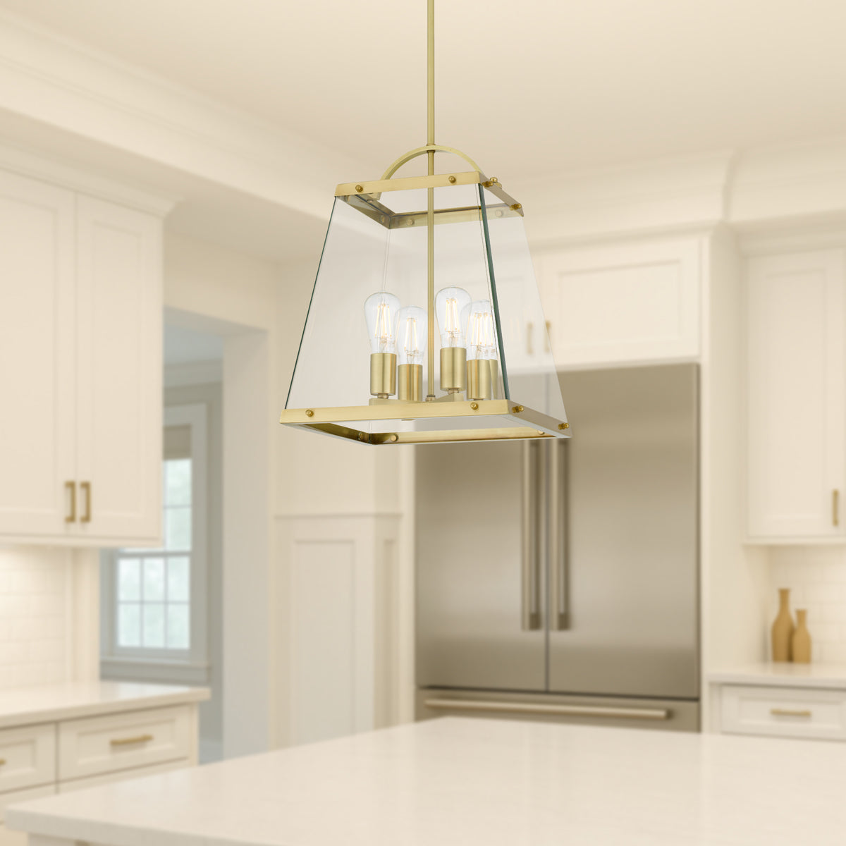 COLAIR 4 LIGHTS SOLID BRASS