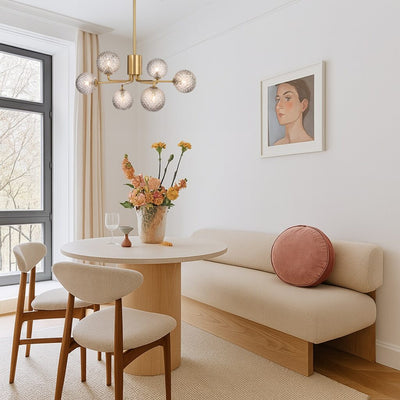 FELTON 6 LIGHT PENDANT ANTIQUE GOLD