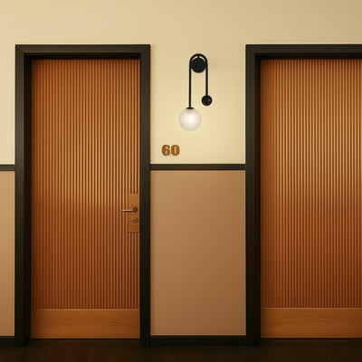 FELTON ARM WALL LIGHT BLACK