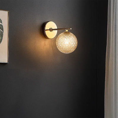 FELTON 1 LIGHT WALL LIGHT ANTIQUE GOLD