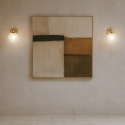 FELTON 1 LIGHT WALL LIGHT ANTIQUE GOLD