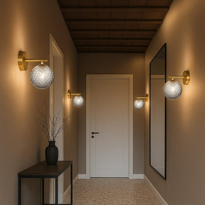 FELTON 1 LIGHT WALL LIGHT ANTIQUE GOLD