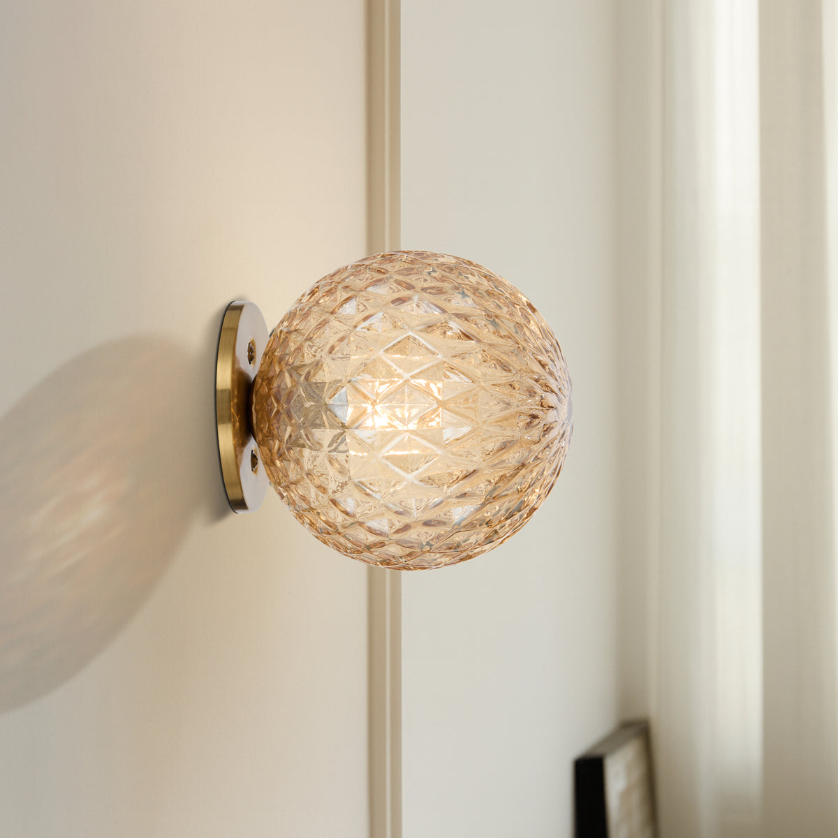 GASTON WALL LIGHT ANTIQUE GOLD