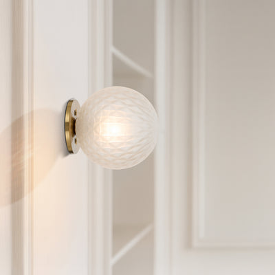 GASTON WALL LIGHT ANTIQUE GOLD