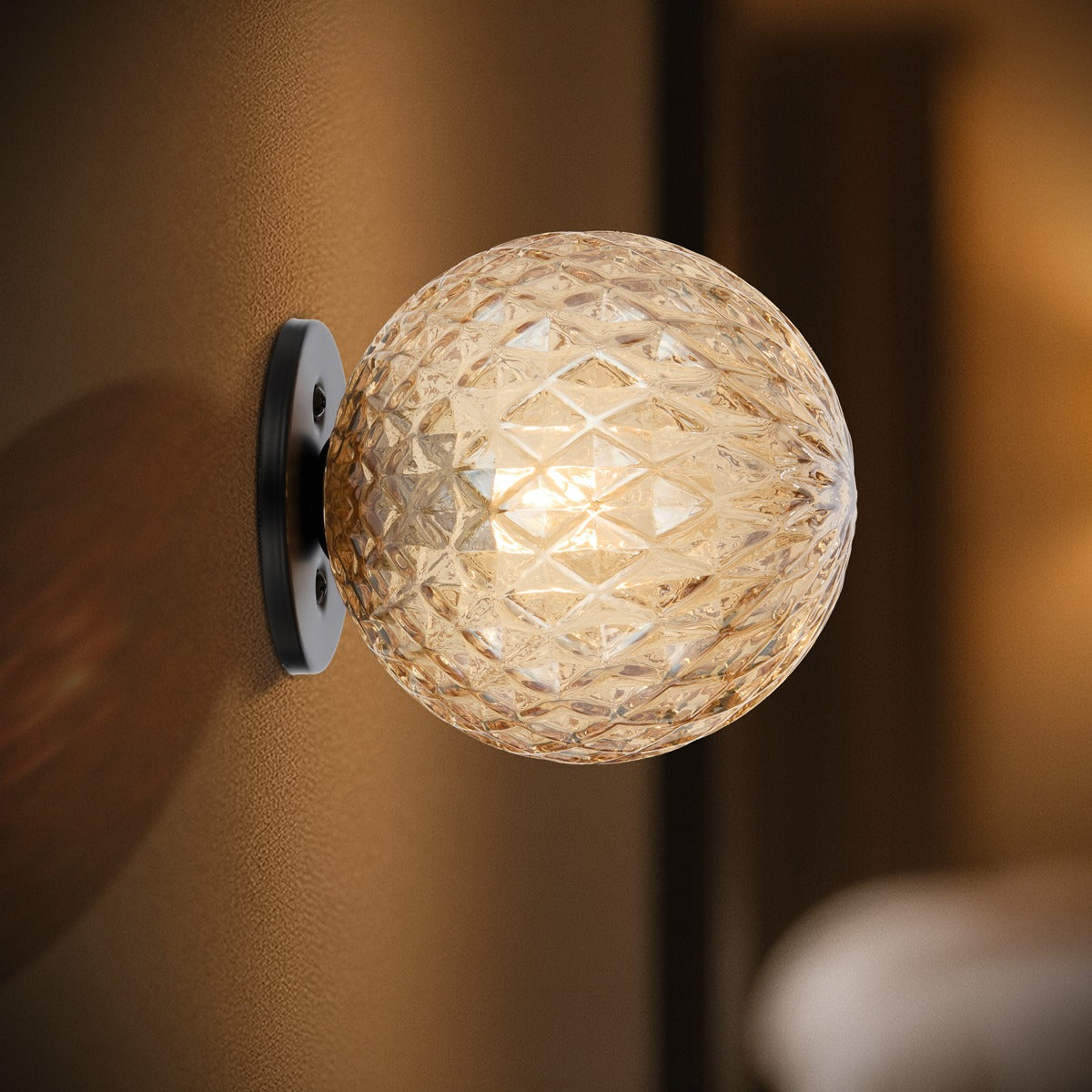 GASTON WALL LIGHT BLACK