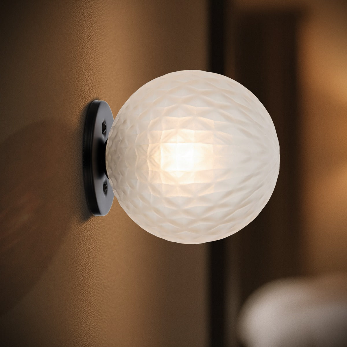 GASTON WALL LIGHT BLACK