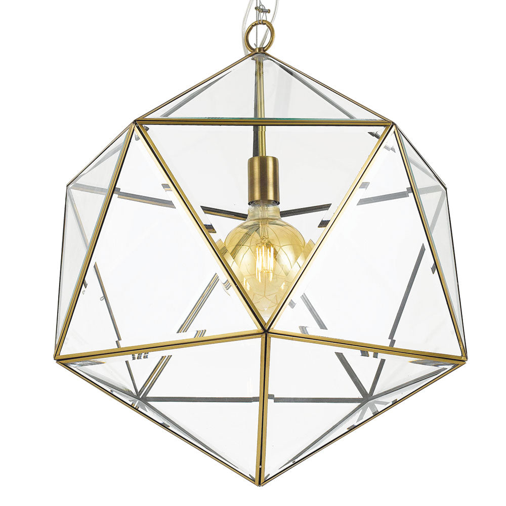 LAZLO 50 PENDANT SOLID BRASS