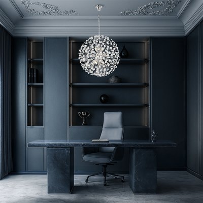 LERIDA 12 LIGHT ROUND PENDANT