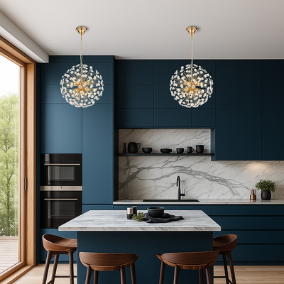 LERIDA 8 LIGHT ROUND PENDANT