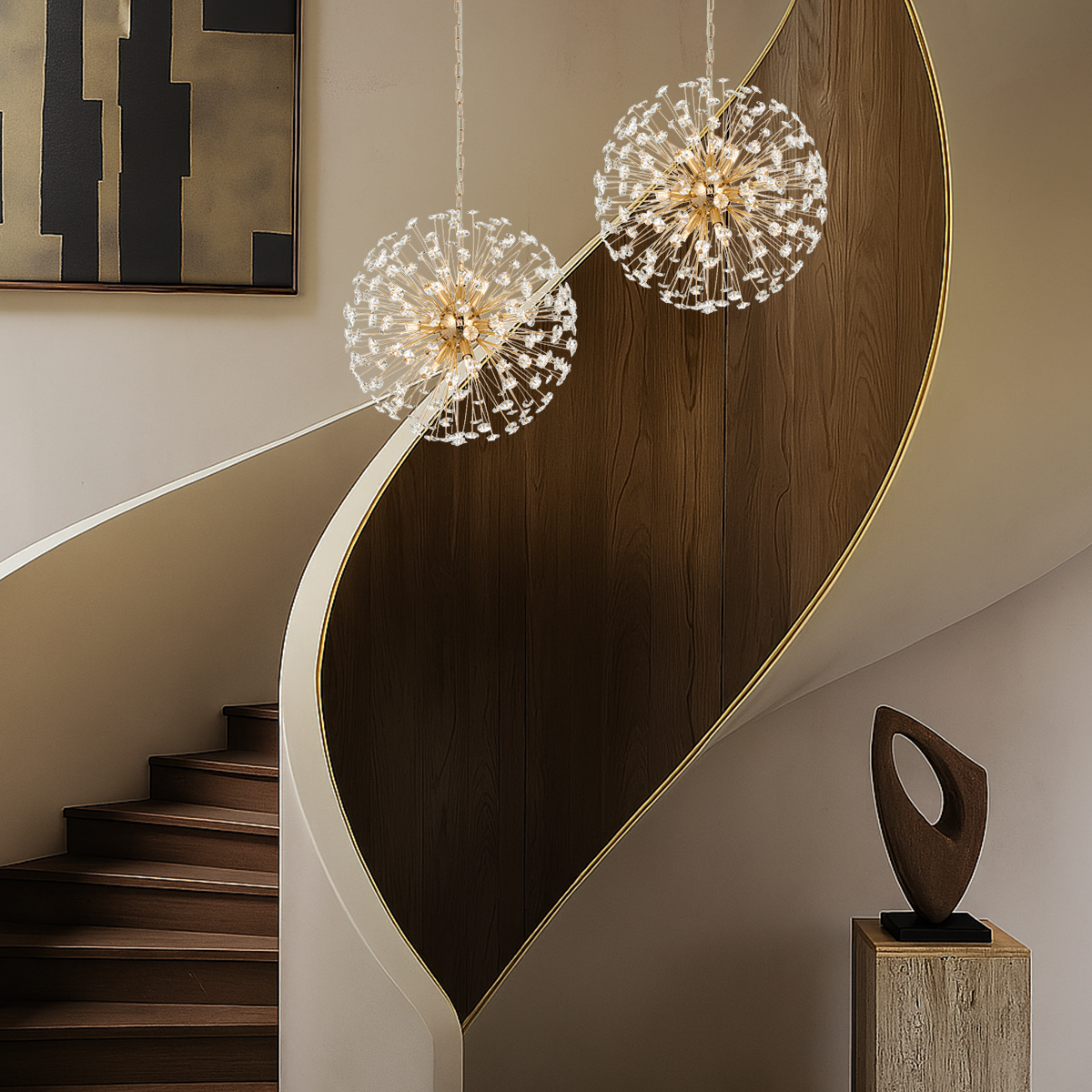 LERIDA 9 LIGHT ROUND PENDANT