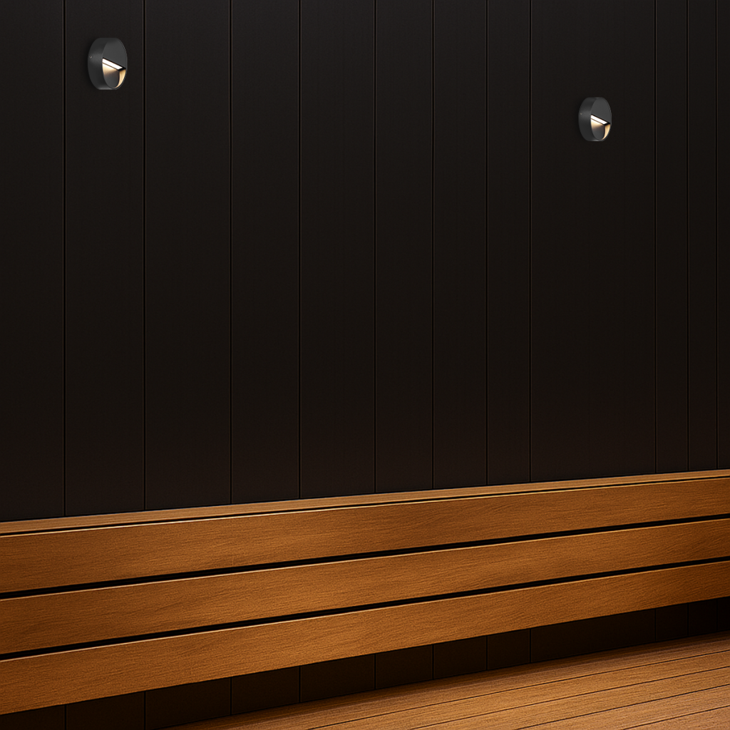 MUSAN ROUND STEP WALL LIGHT