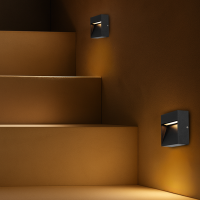 MUSAN SQUARE STEP WALL LIGHT