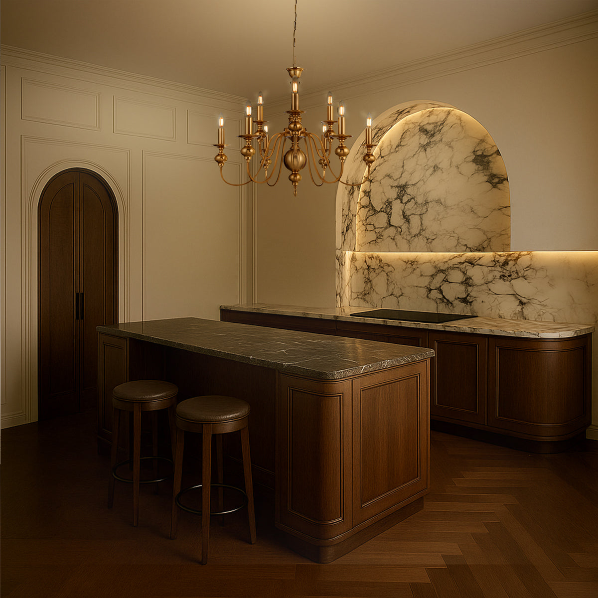 SIEDEL 9 LIGHT PENDANT