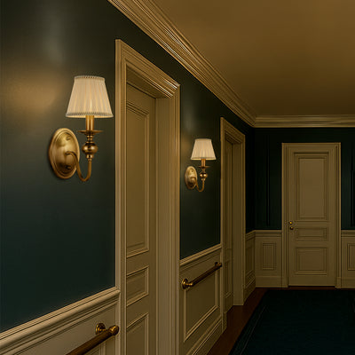 SIEDEL 1 LIGHT WALL LIGHT W/SHADE