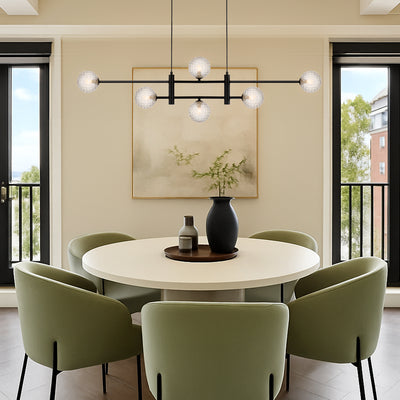 TYSON 6 LIGHT PENDANT BLACK