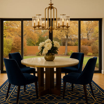 VELDEN 6 LIGHT PENDANT