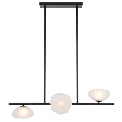 ZECCA 3 LIGHT HORIZONTAL PENDANT