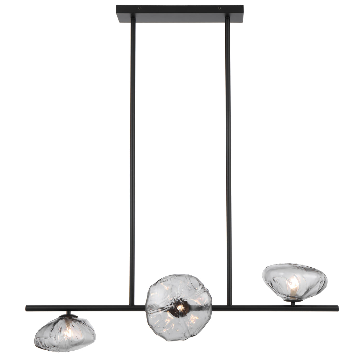 ZECCA 3 LIGHT HORIZONTAL PENDANT