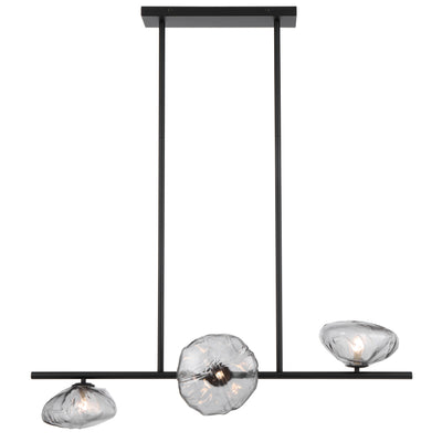 ZECCA 3 LIGHT HORIZONTAL PENDANT