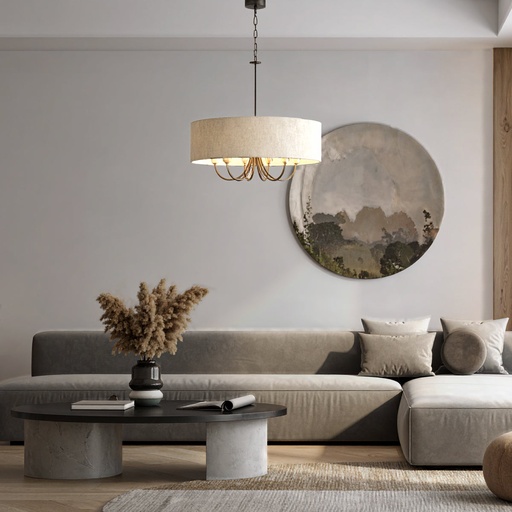 SHIRON 6 LIGHT PENDANT - LS1