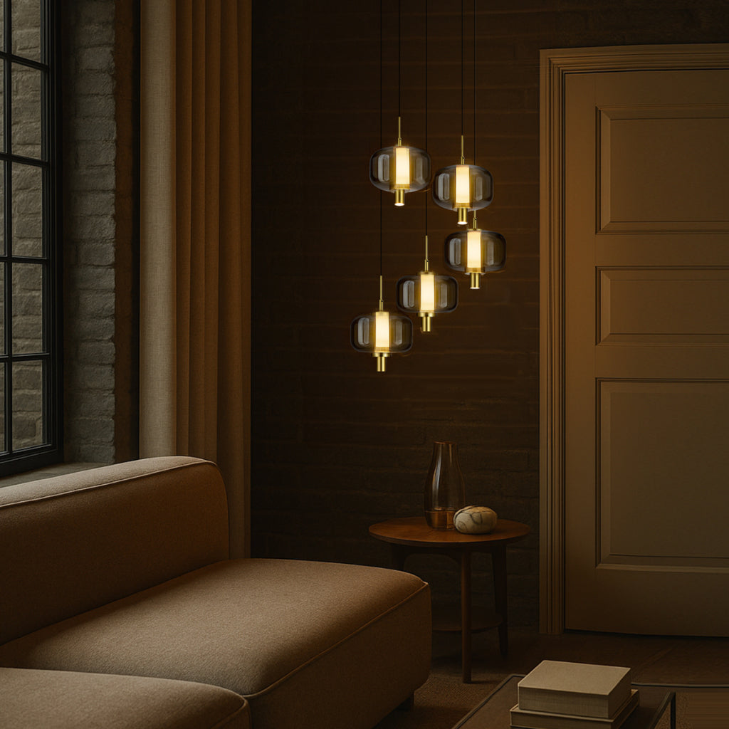 VOLEN 5 LIGHT PENDANT - LS1