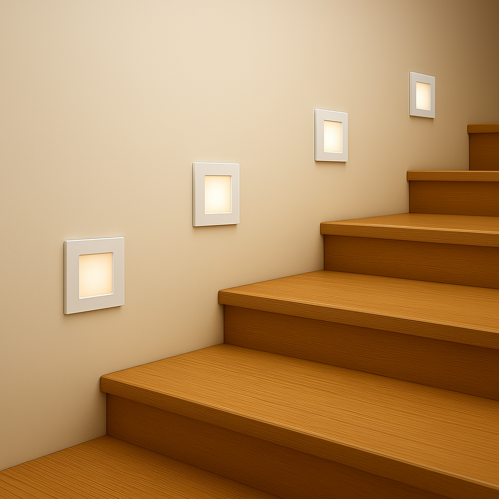 STOW SQUARE STAIR LIGHT 3CCT - LS2