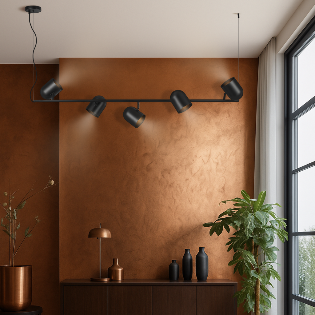 TURIN 5 LIGHT PENDANT - LS4