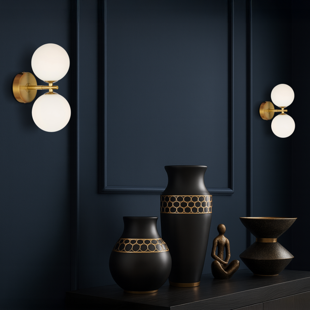FELTON 2 LIGHT WALL LIGHT - LS4