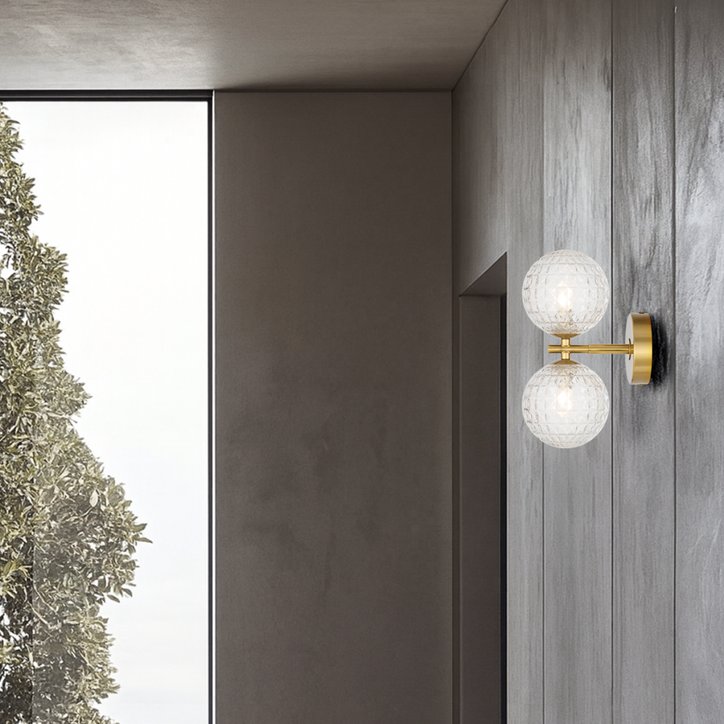 FELTON 2 LIGHT WALL LIGHT - LS6