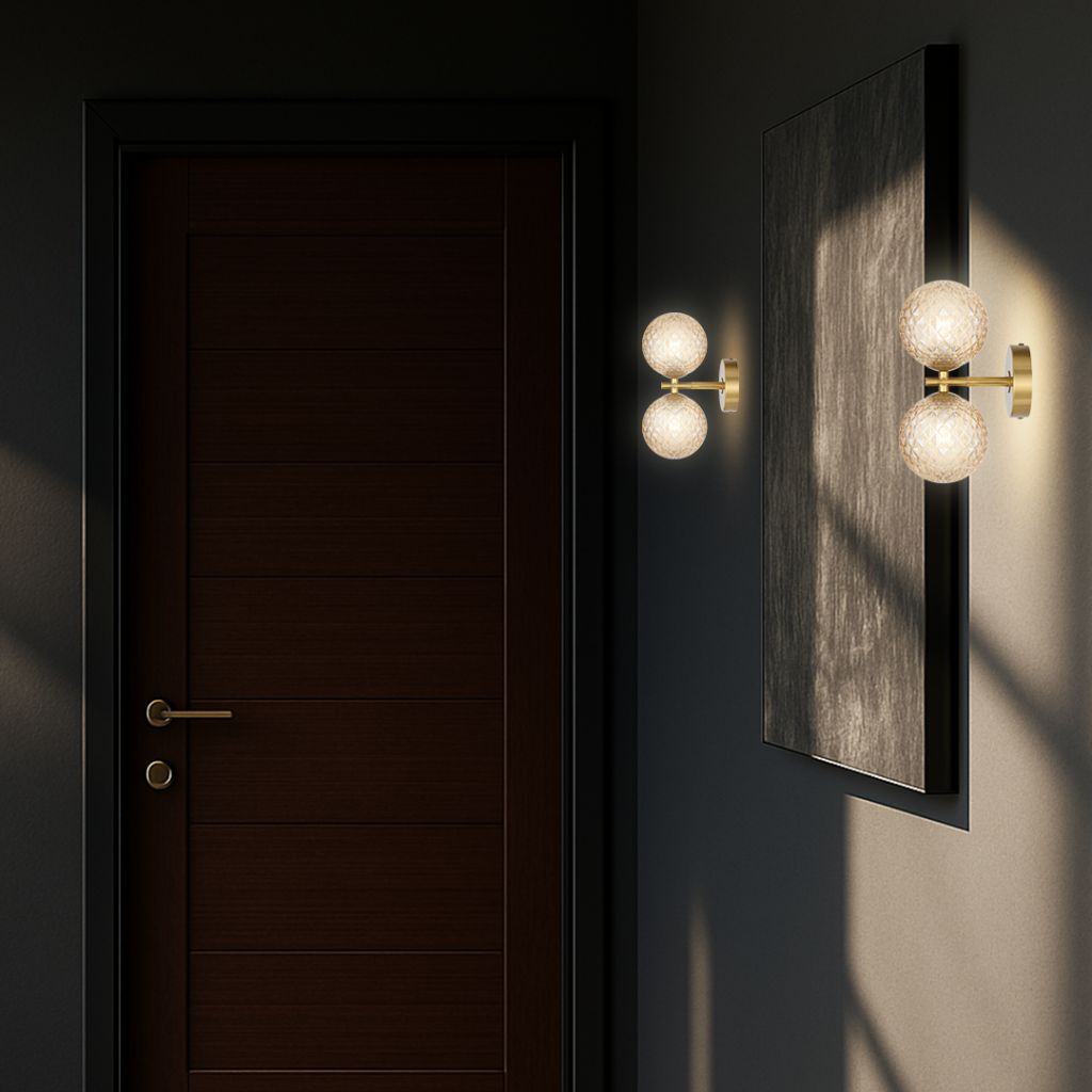 FELTON 2 LIGHT WALL LIGHT - LS7