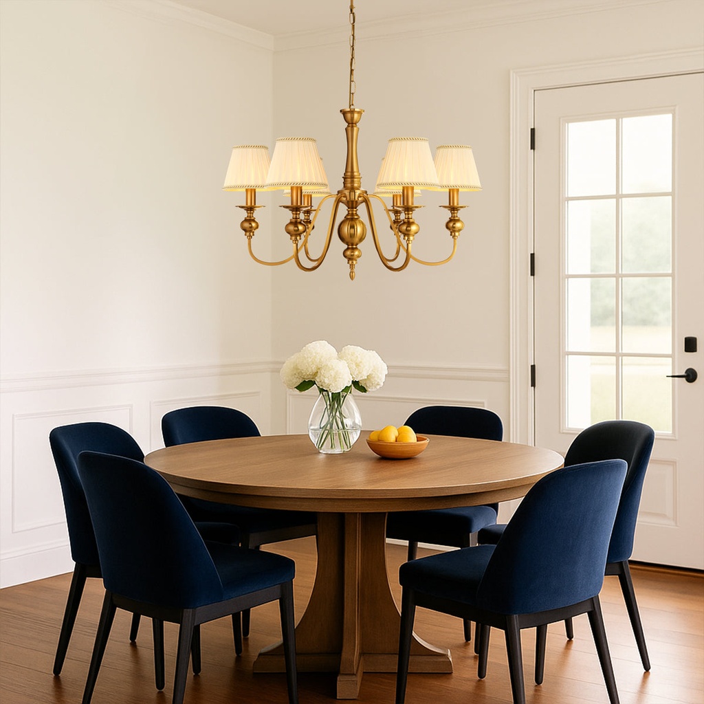 SIEDEL 6 LIGHT PENDANT - LS2