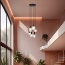 AOSTA 6 LIGHT PENDANT - LS1
