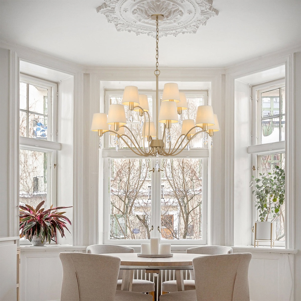 MALVERN 12 LIGHT PENDANT - LS1