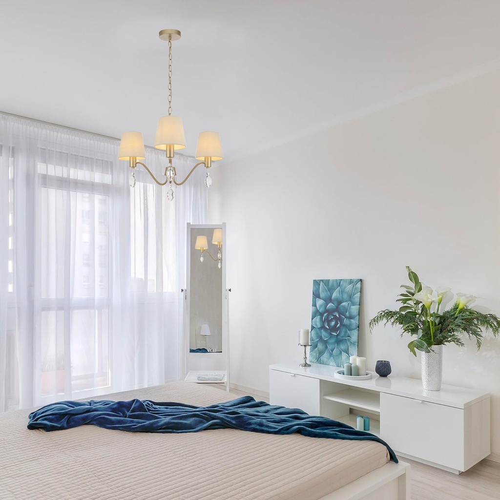 MALVERN 3 LIGHT PENDANT - LS1