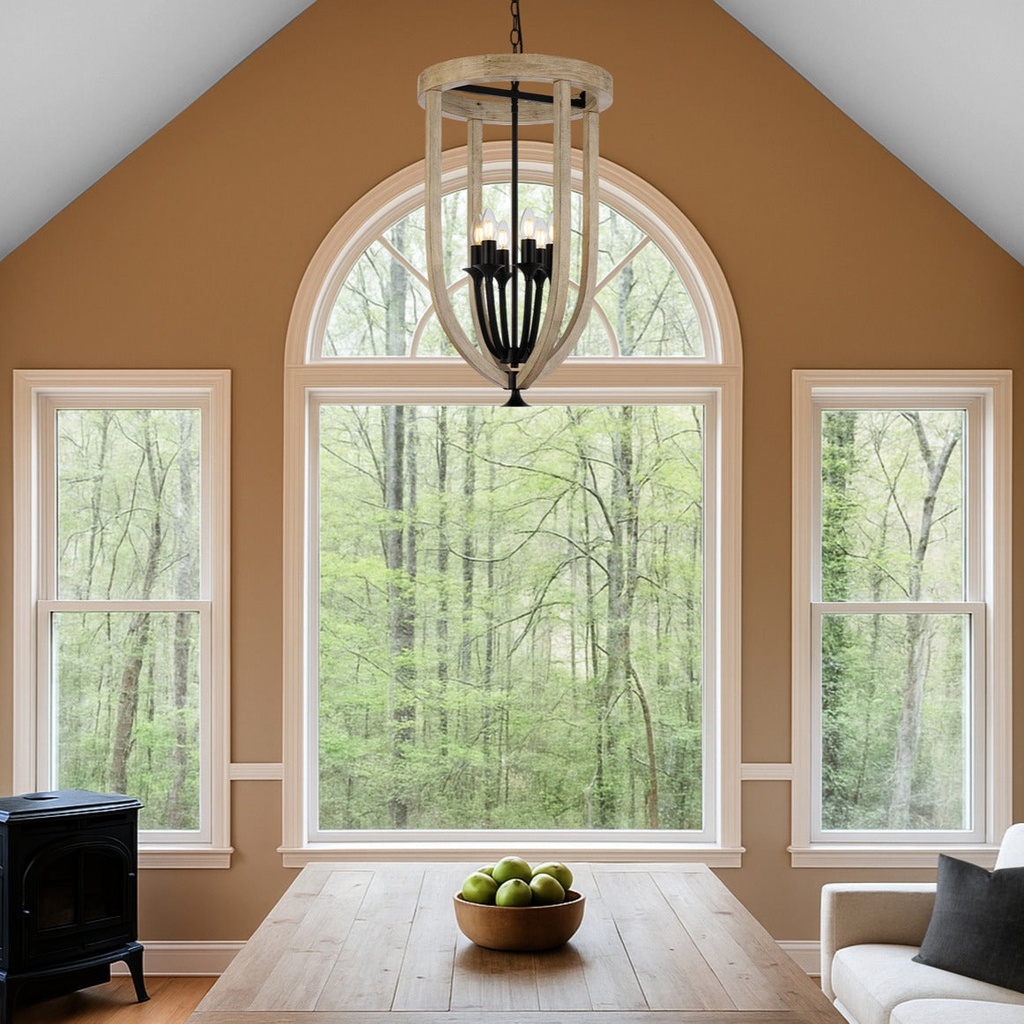 HOSLEY 6 LIGHT PENDANT - LS1