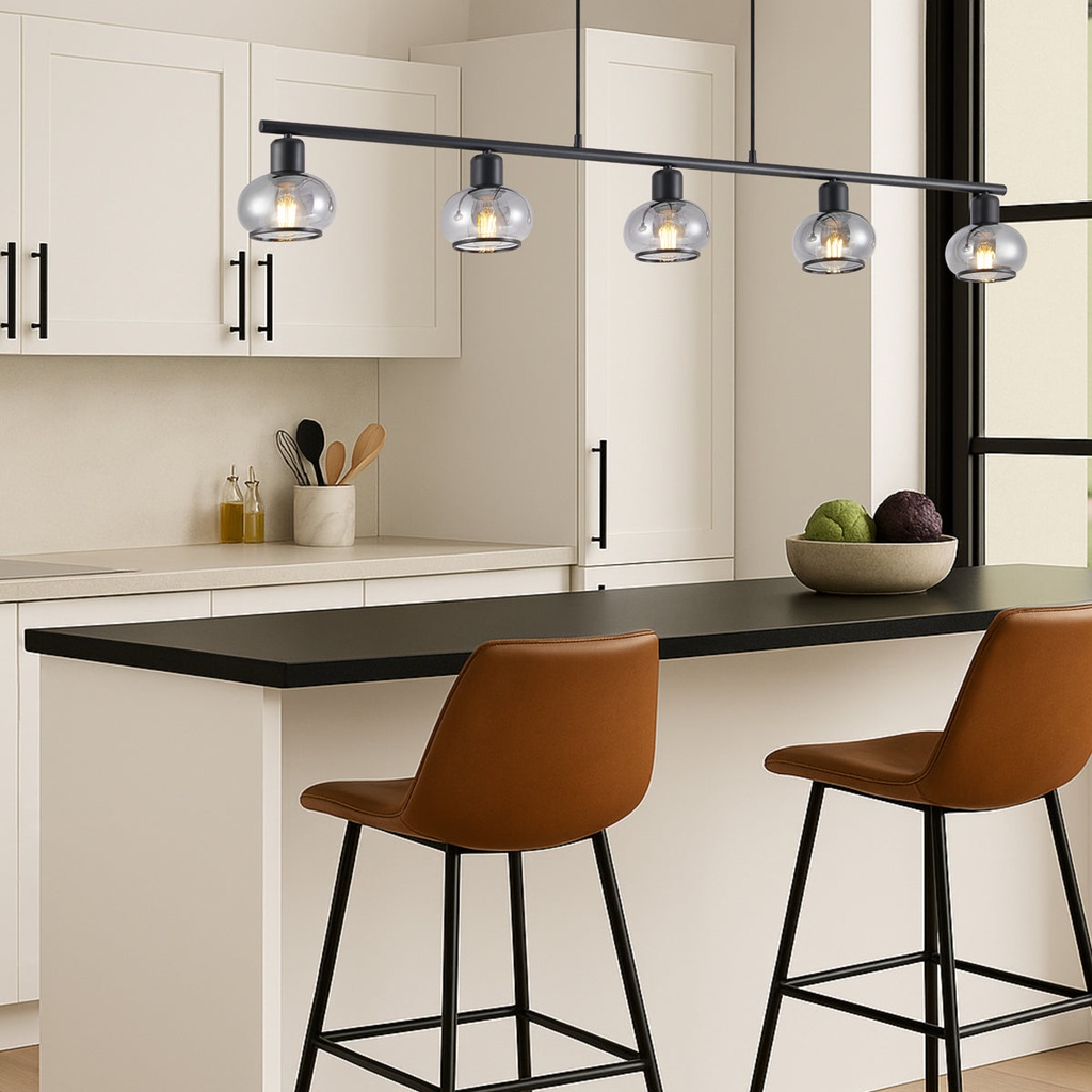 MARBELL 5 LIGHT PENDANT - LS2