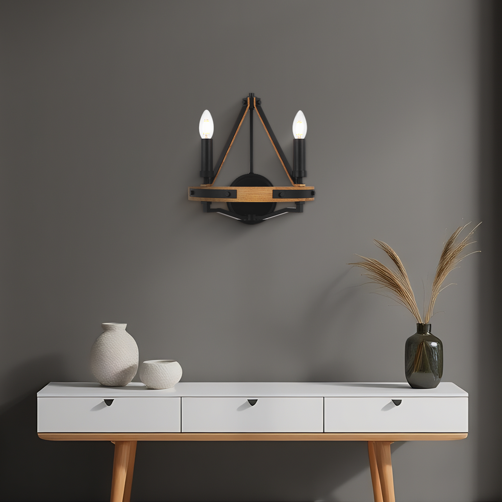 DARIEN 2 LIGHT WALL LIGHT - LS1
