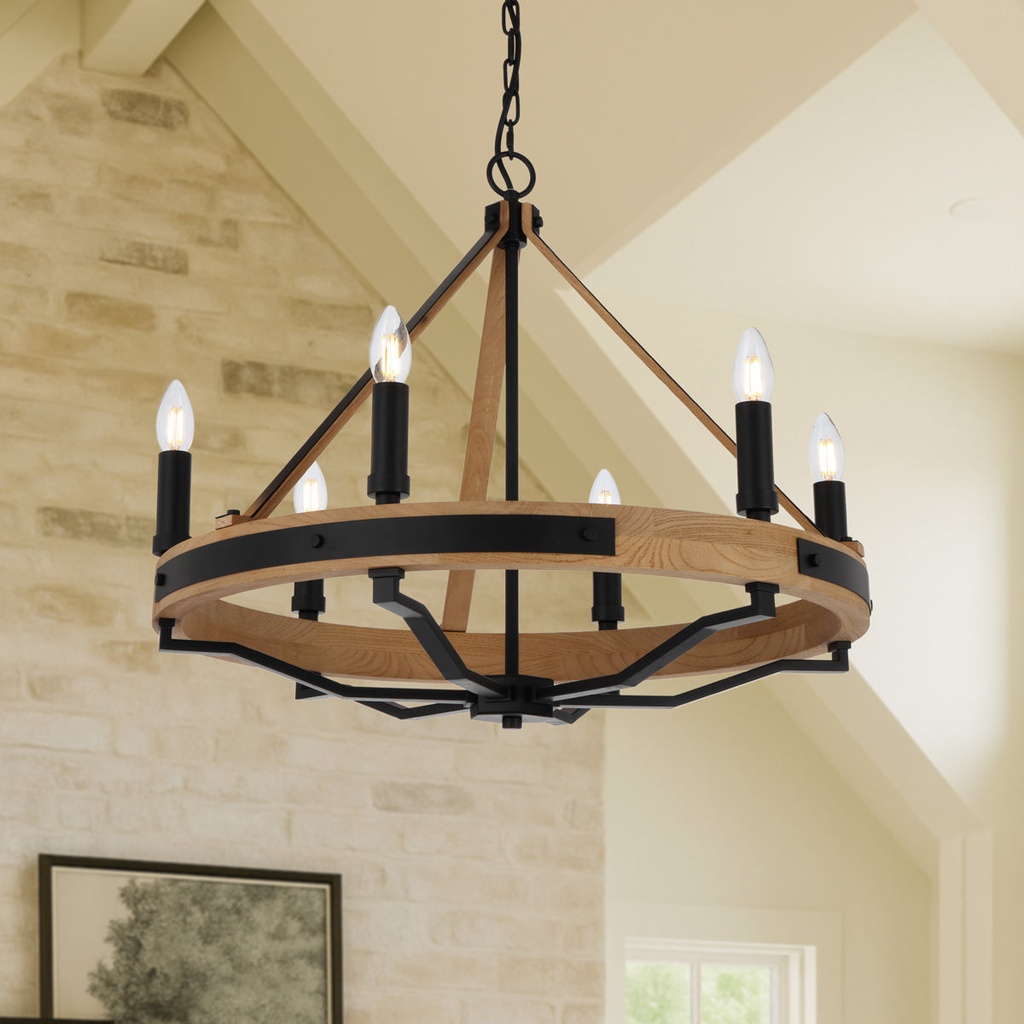 DARIEN 6 LIGHT PENDANT - LS1