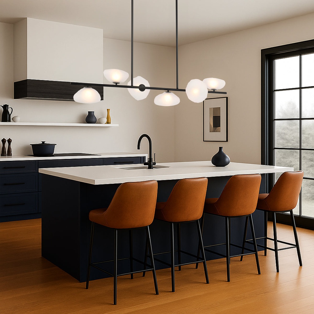 ZECCA 6 LIGHT PENDANT - LS3