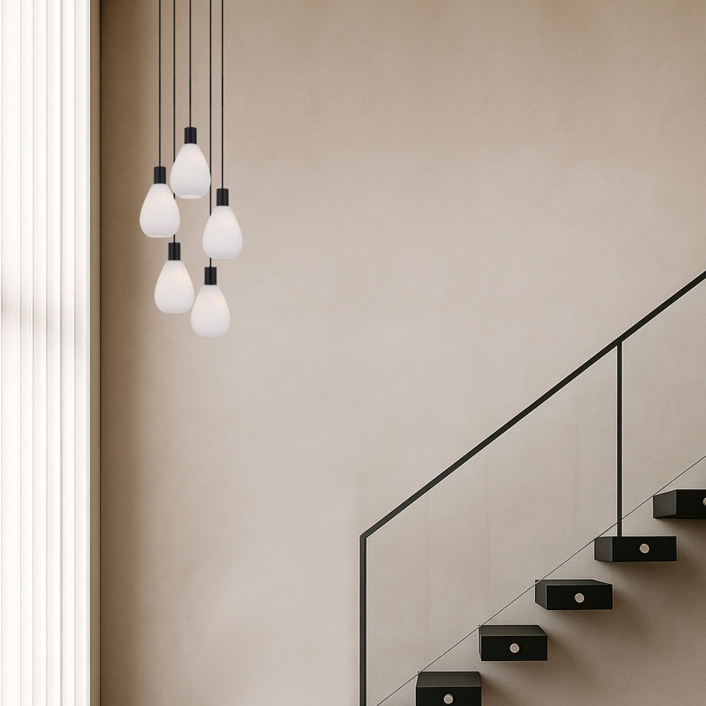 TRESOR 5 LIGHTS PENDANT - LS1