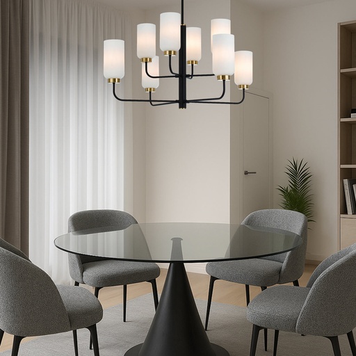 SEBRING 8 LIGHTS PENDANT - LS1