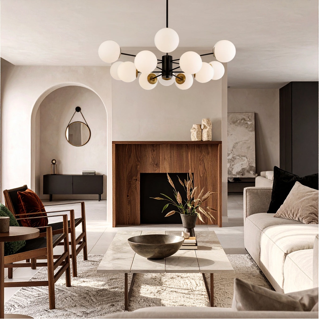 MARSTEN 12 LIGHTS PENDANT - LS1