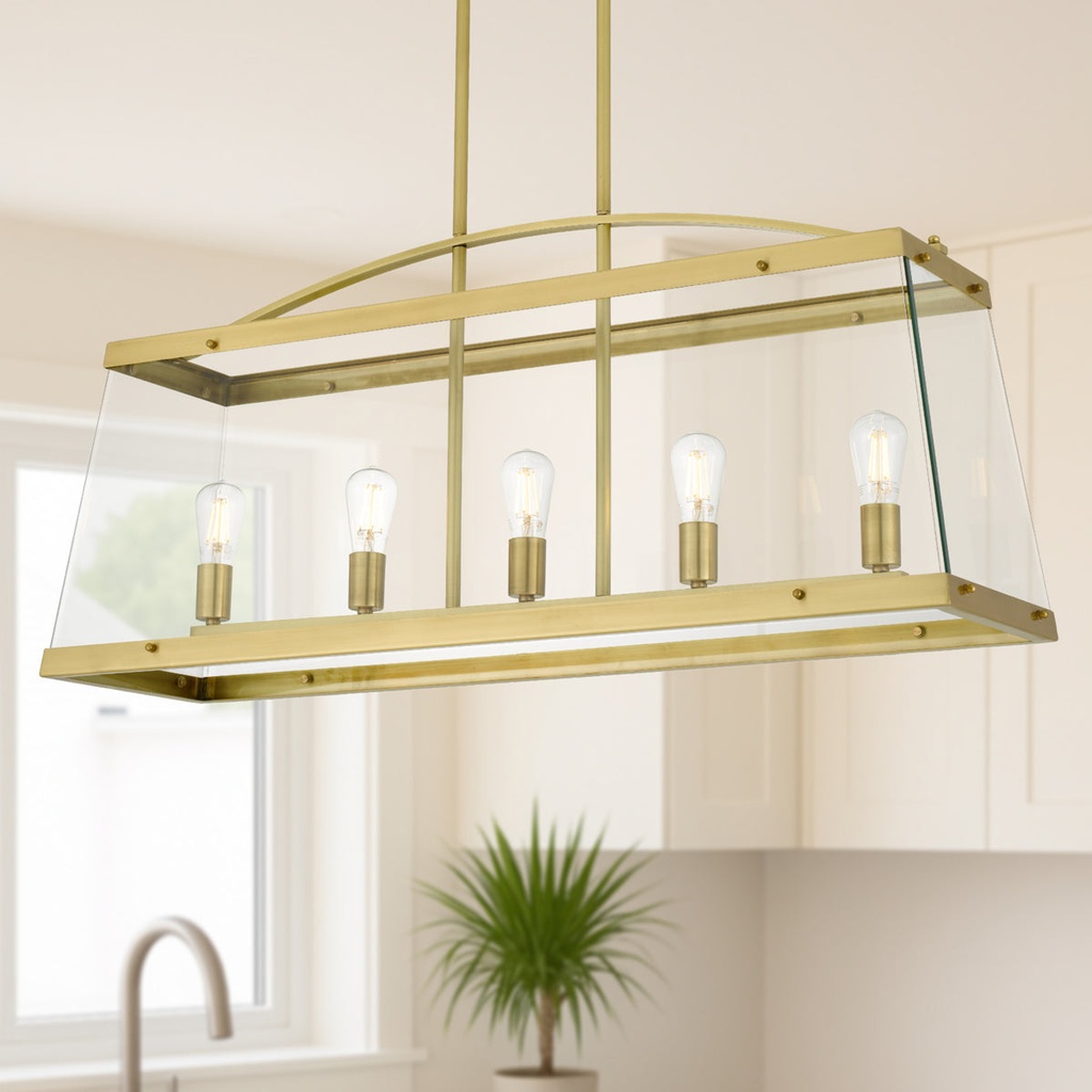 COLAIR 5 LIGHTS SOLID BRASS - LS1