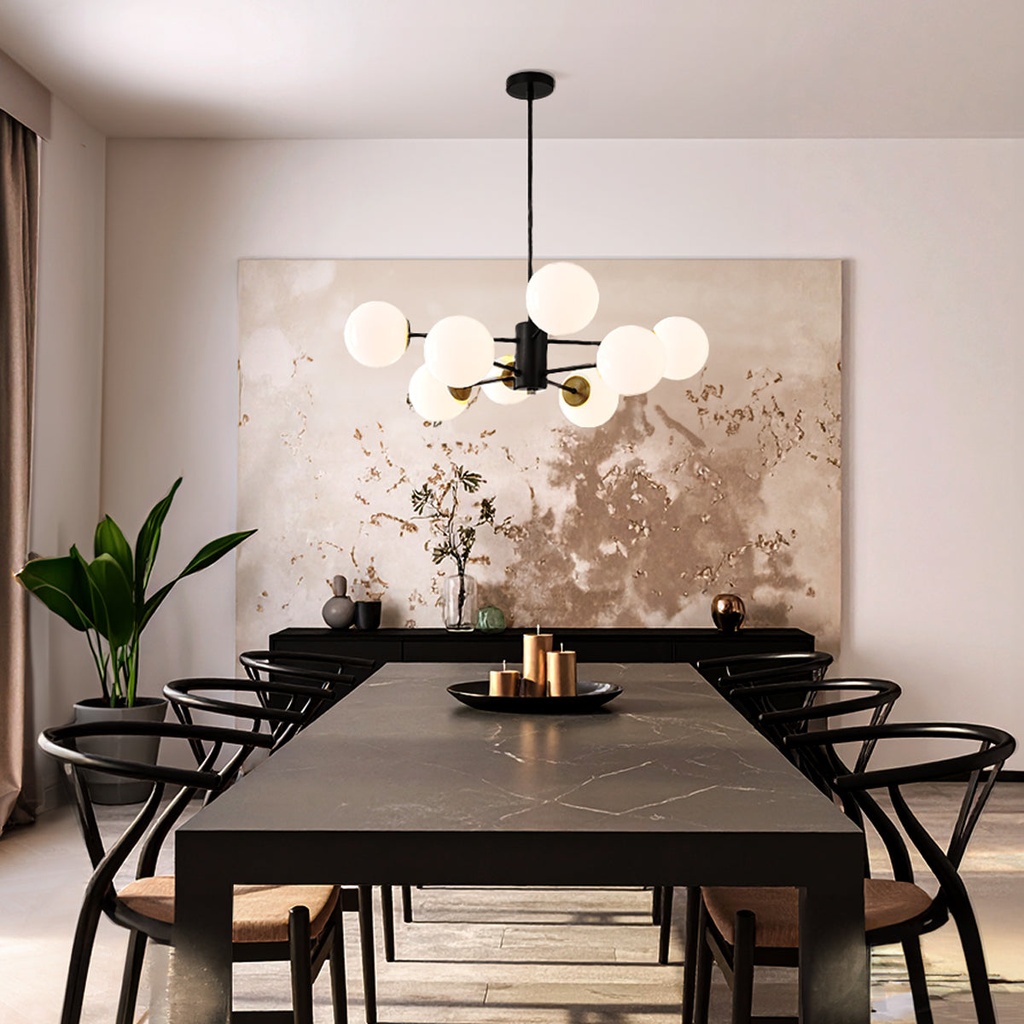 MARSTEN 8 LIGHTS PENDANT - LS1