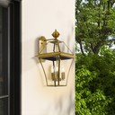 RYE 27 SOLID BRAS EXTERIOR WALL LIGHT - LS2