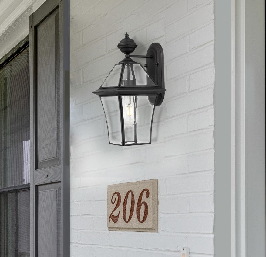 RYE 20 SOLID BRASS EXTERIOR WALL LIGHT - LS2