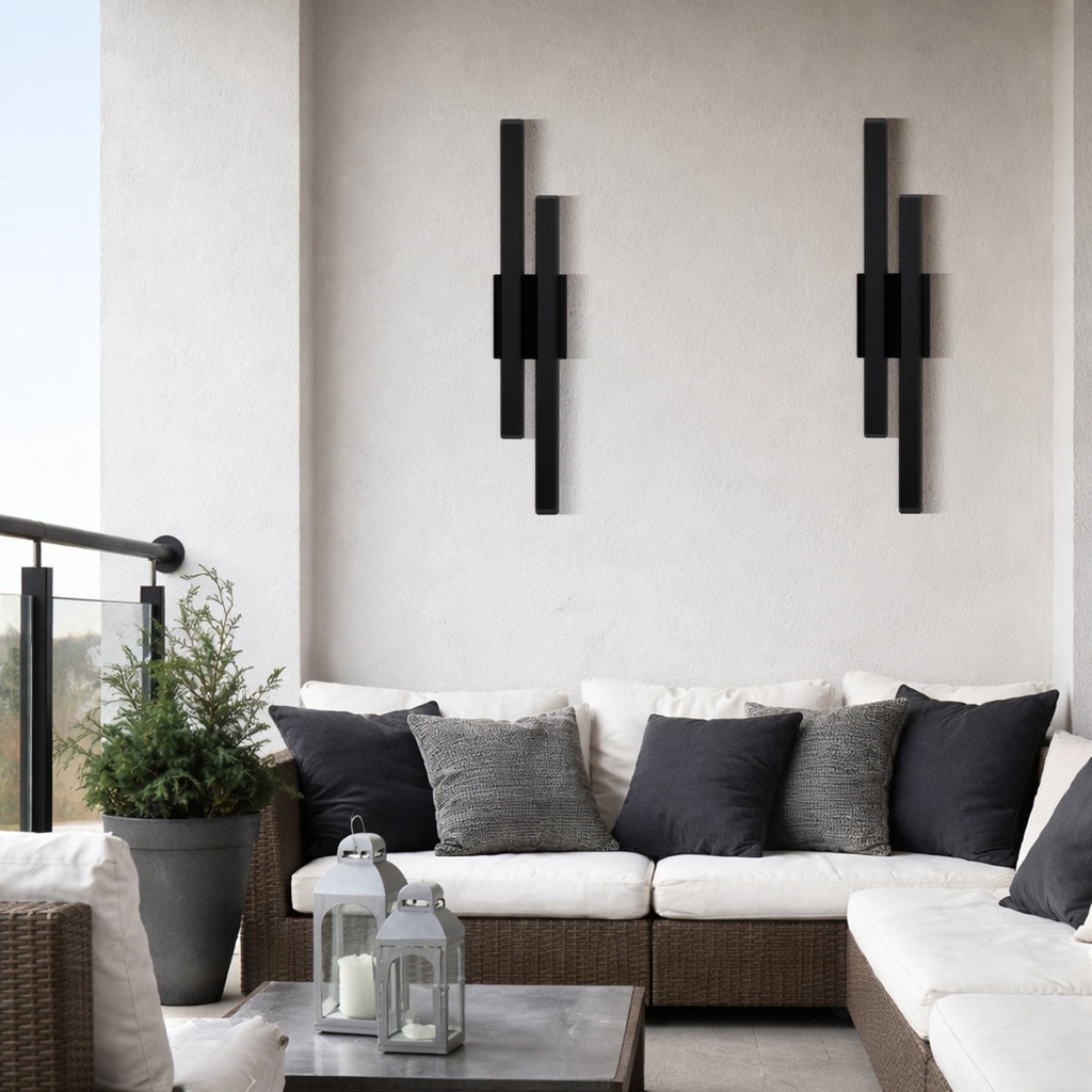 OSTEL 2 LIGHT EXTERIOR WALL LIGHT - LS1