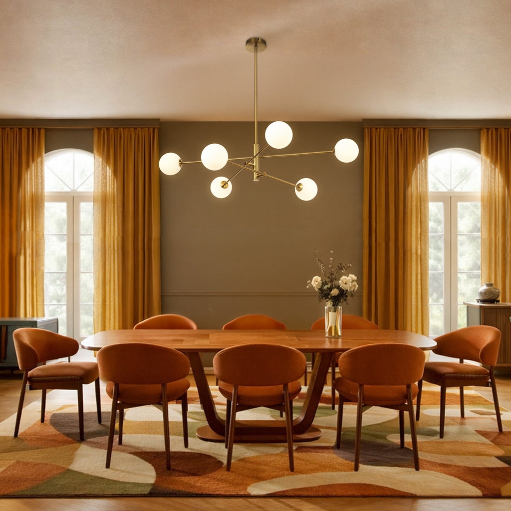 GASTON 6 LIGHT PENDANT - LS3